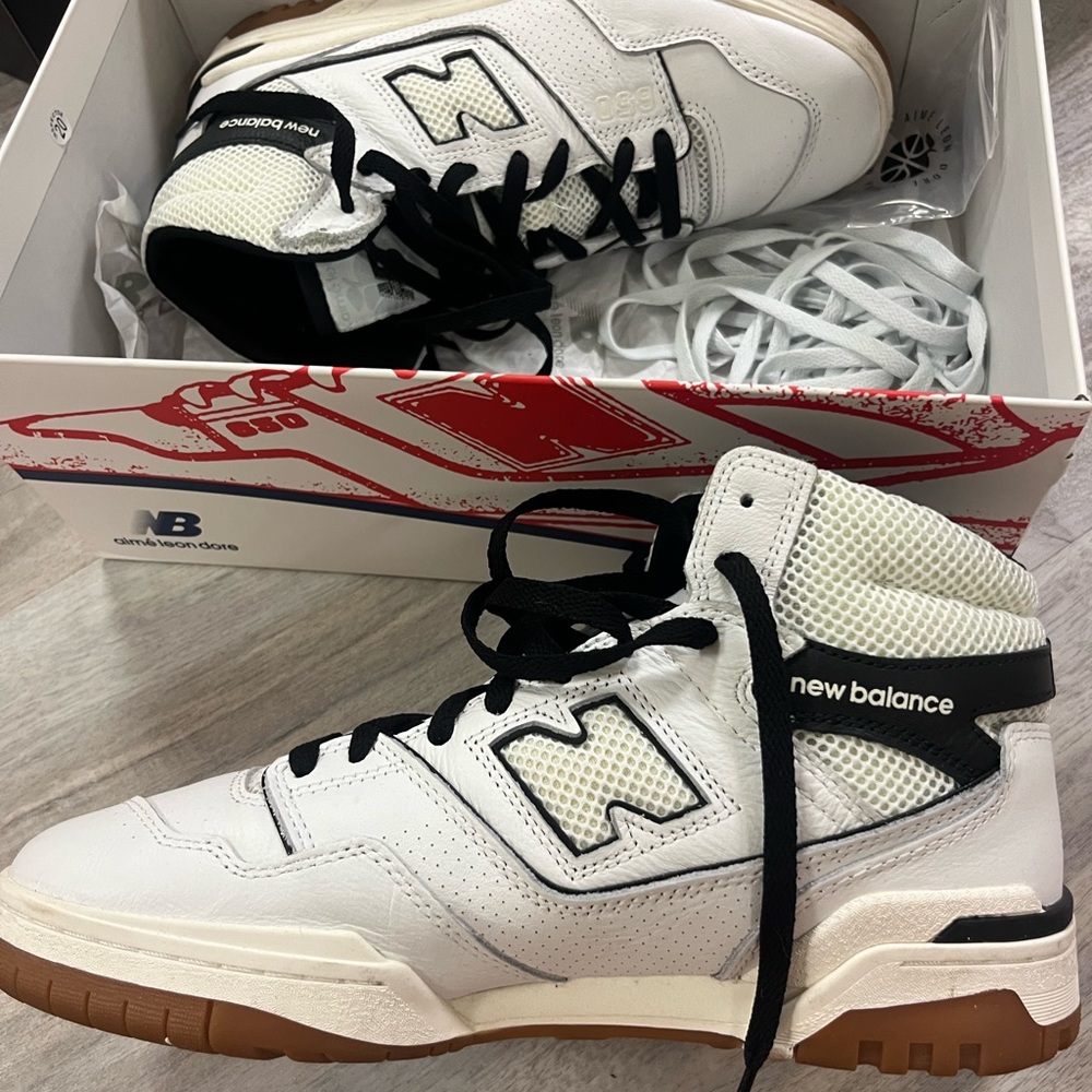 Aime Leon Dore x New Balance
White and Black High-Tops